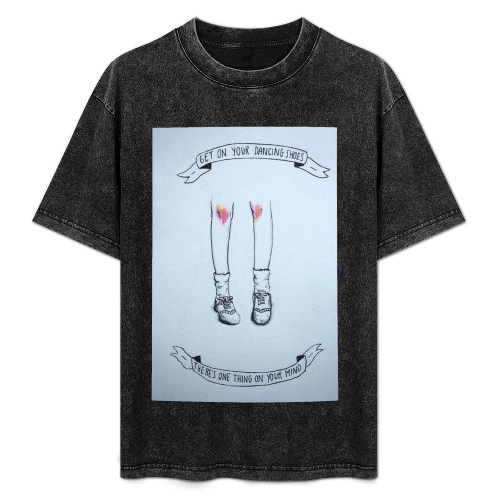 Men Shoes Illustration - T-shirt à manches courtes avec illustration