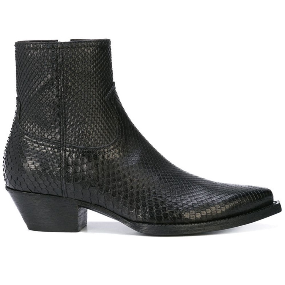 Men Shoes H&M - Homme Chelsea bottes en cuir véritable