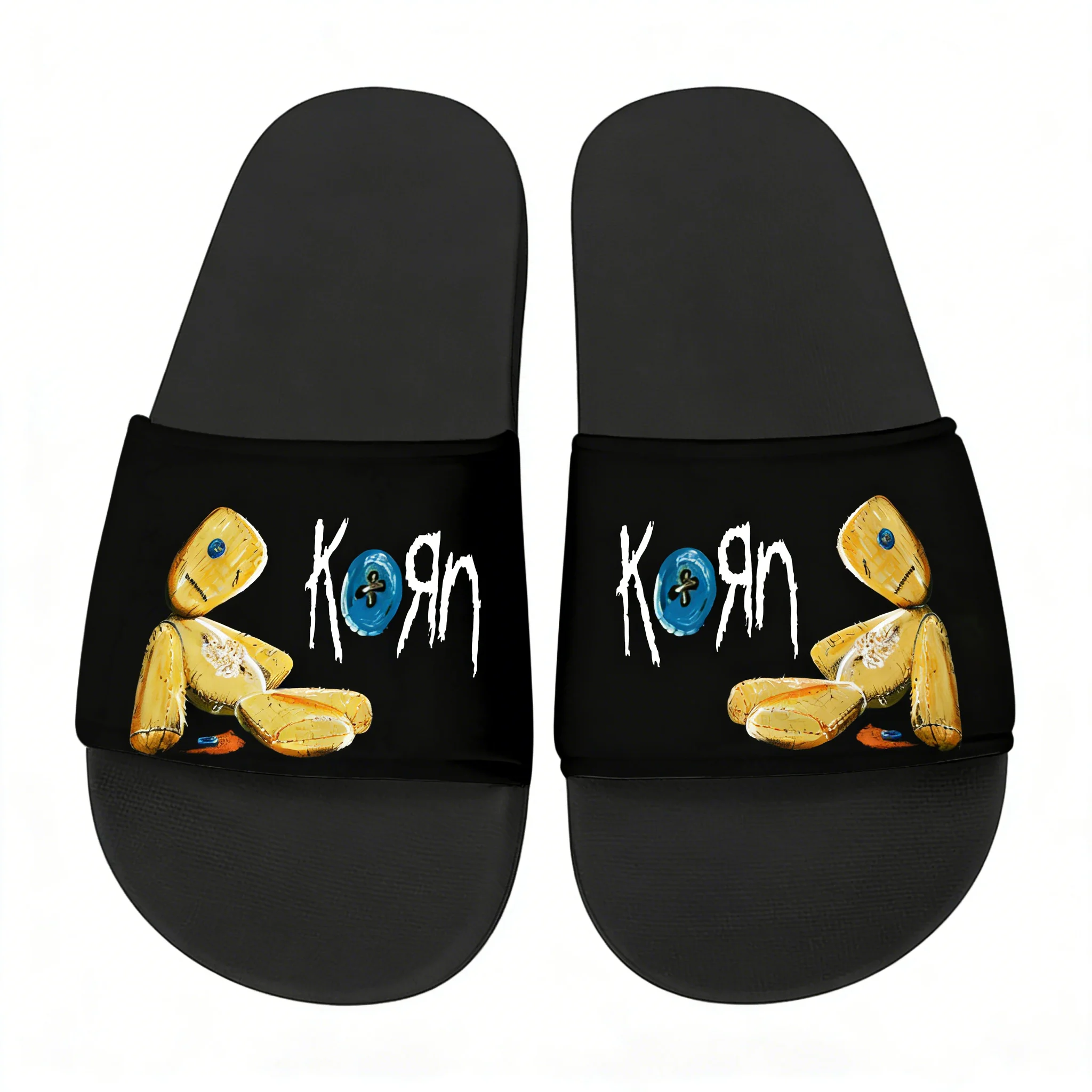 Men'S Shoes In Style - Pantoufles Korn Rock Band, chaussures d'eau