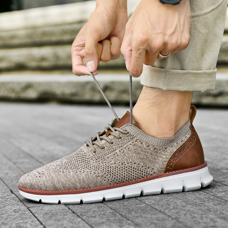Men'S Shoes Brogues - Chaussures décontractées pour hommes, classiques, respirantes,