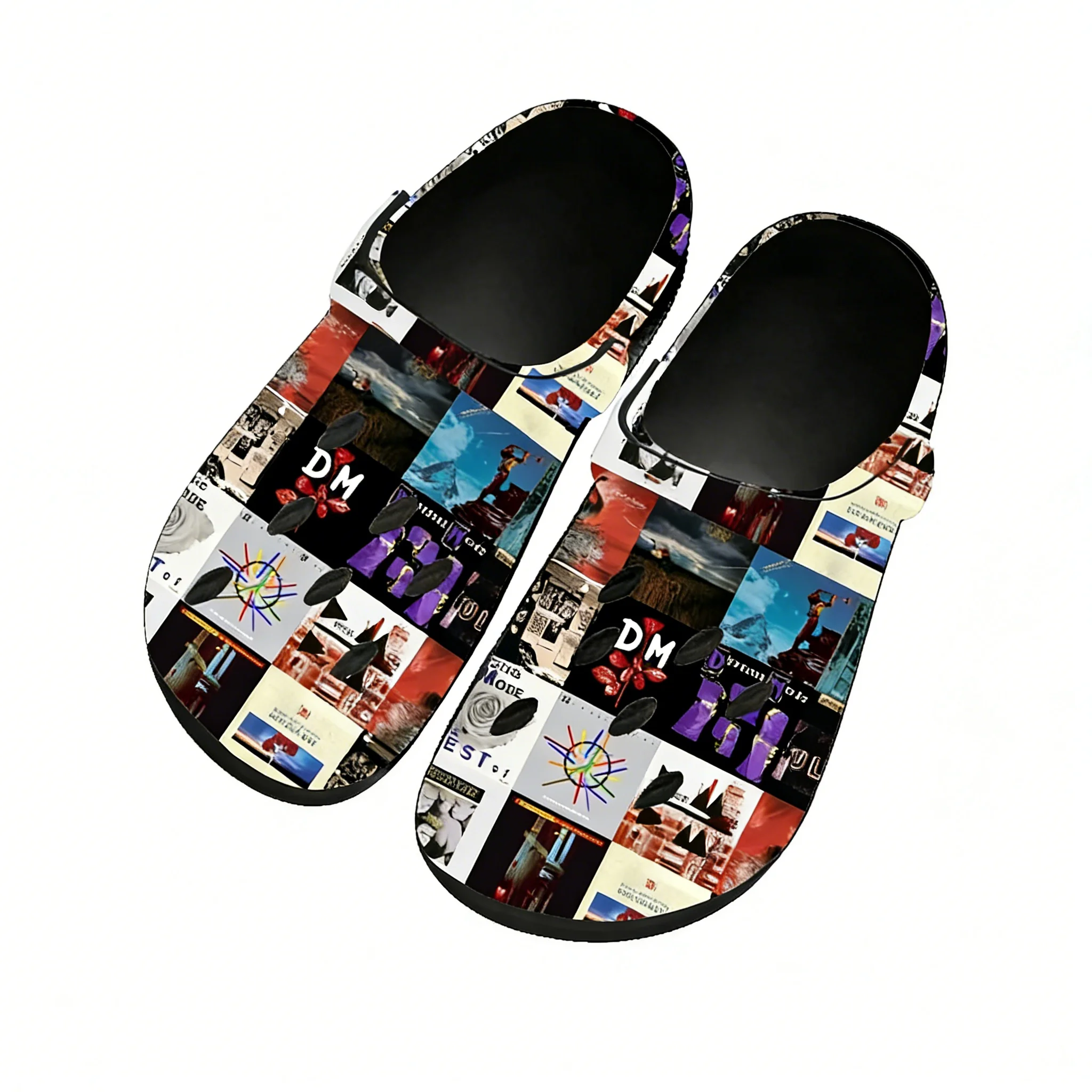 Men Shoes Black - Sandales Depeche Mode pour hommes, femmes,