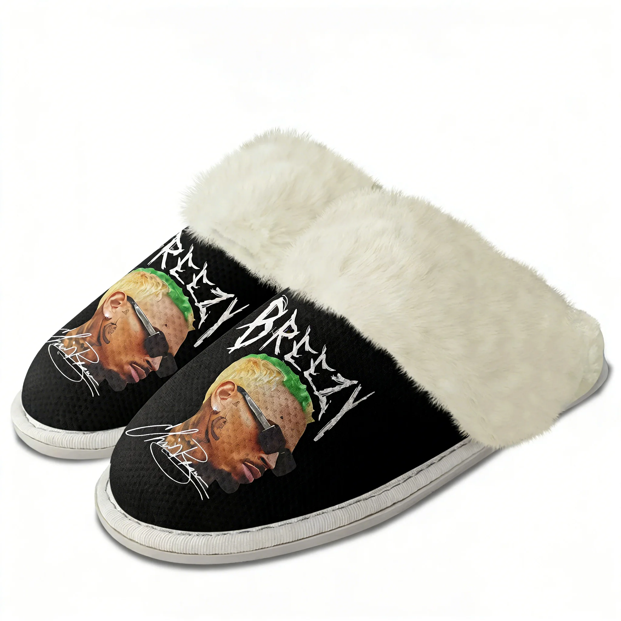 Men Shoes For Winter - Pantoufles en peluche Chris Brown, chaussures