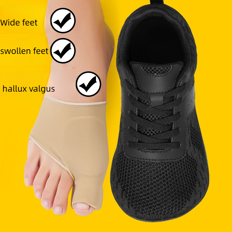 Men'S Shoes Wide Width - Sneakers unisexes à bout large, respirantes,