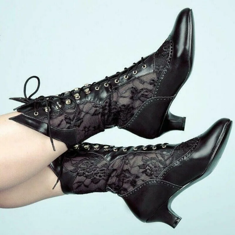 Men'S Shoes Louis Vuitton - Bottines Vintage pour femmes, bottes victoriennes