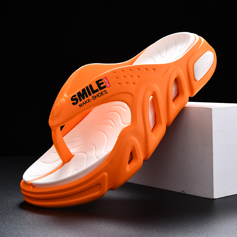 Men'S Shoes For Sale - Pantoufles d'été à plateforme orange pour