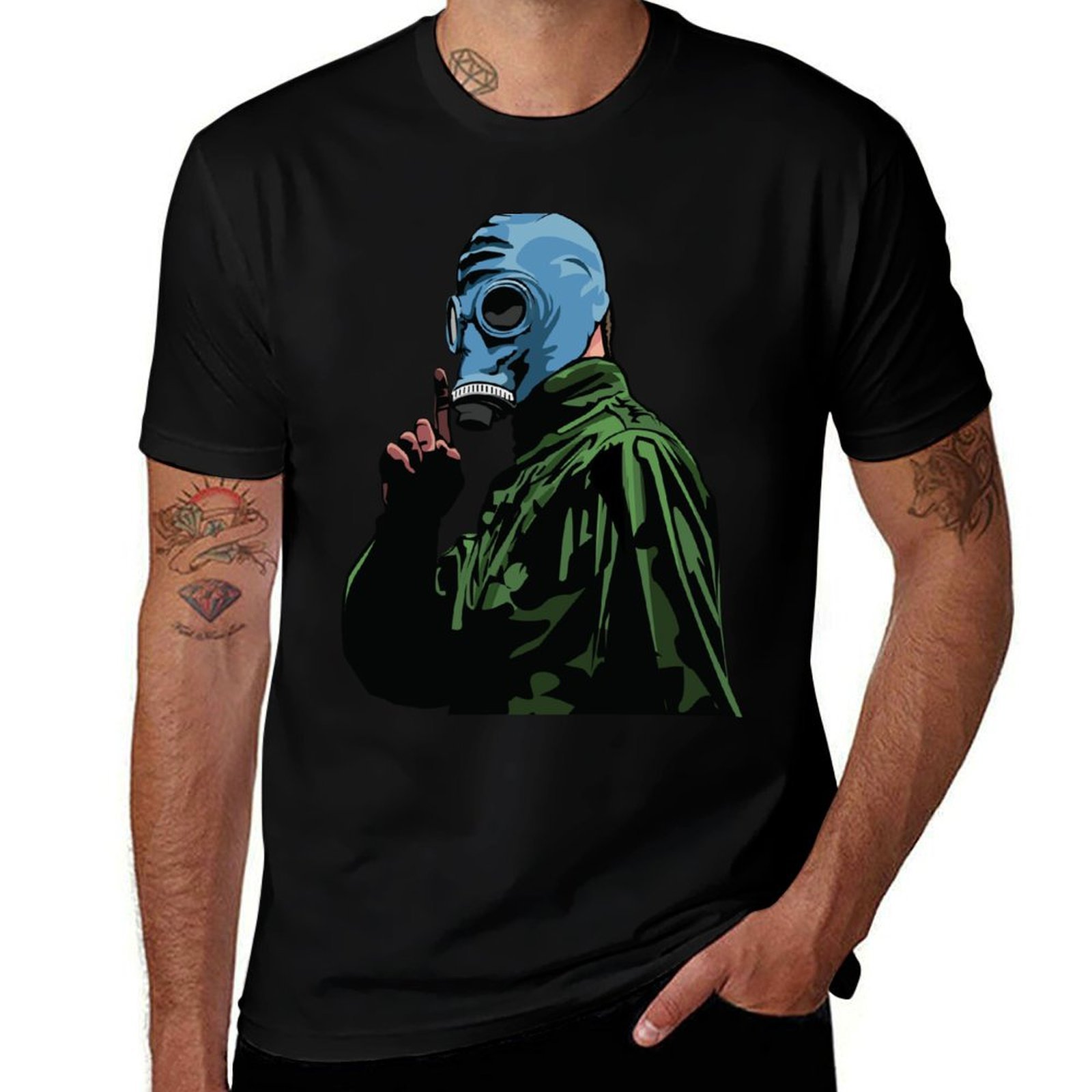 Men Shoes Illustration - T-shirt avec illustration de style bande