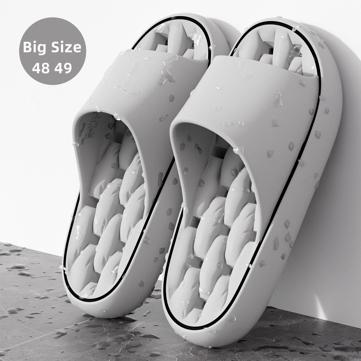 Men Shoes H&M - Chaussons de bain grande taille 48