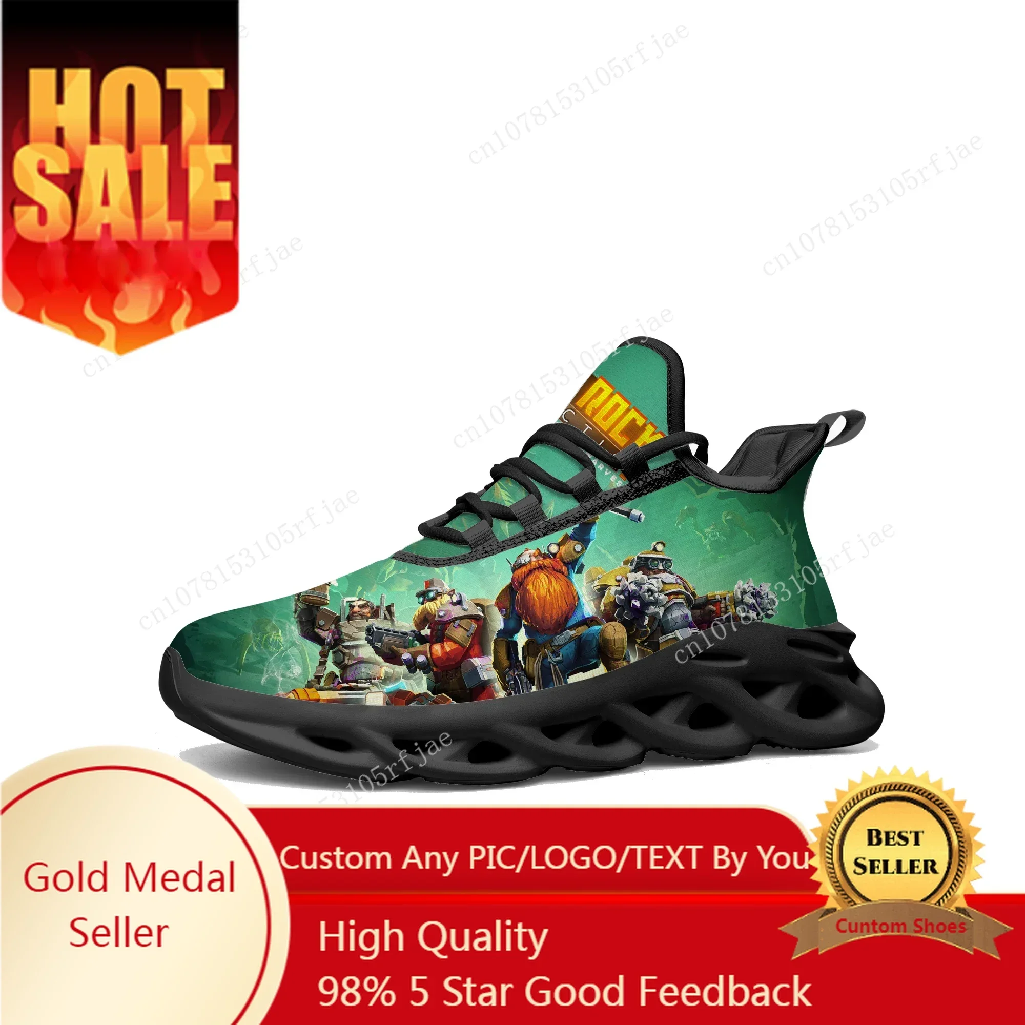Men'S Shoes In Style - Deep Rock Galactic Flats Sneakers Cartoon