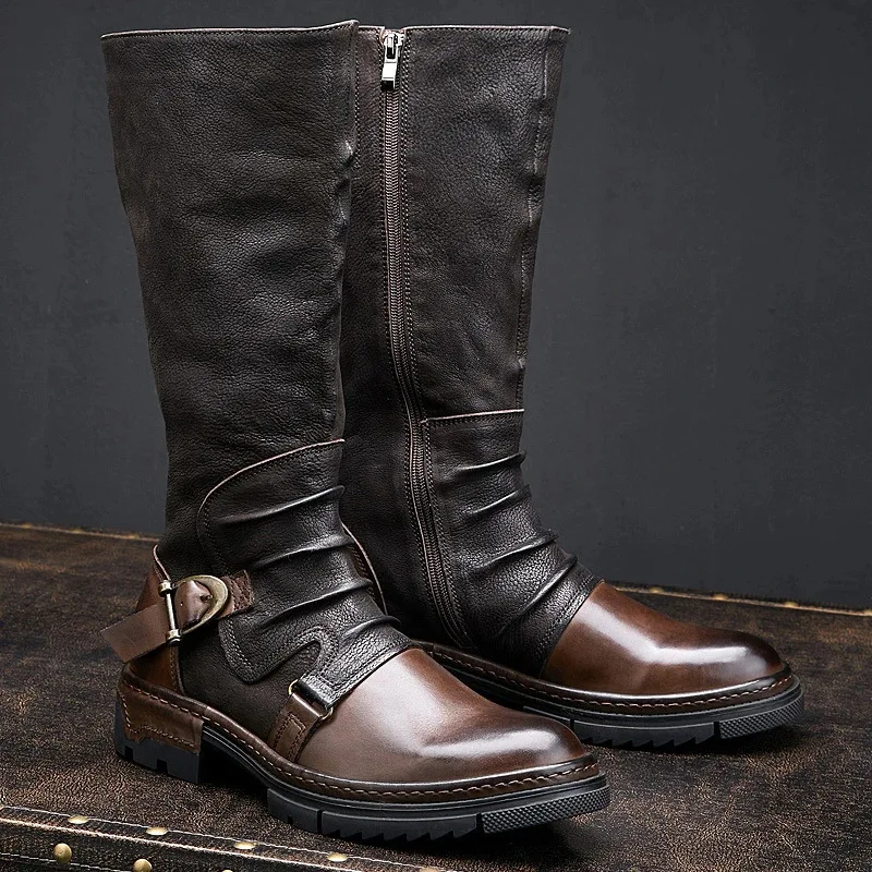 Men'S Shoes Louis Vuitton - Chaussures rétro médiévales en cuir PU