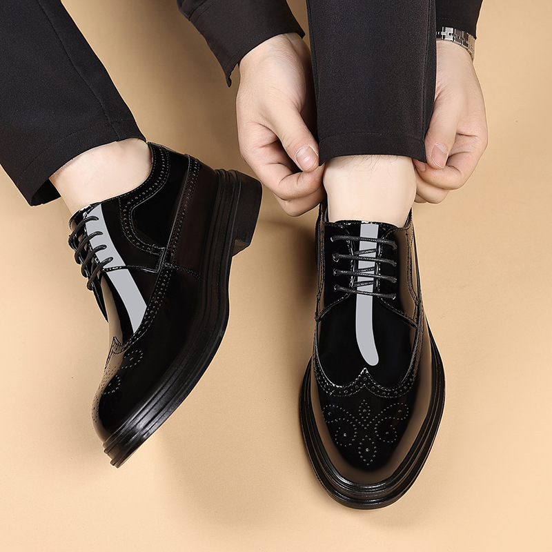 Chaussures habillées en cuir v - Men'S Shoes Brogues avis et prix