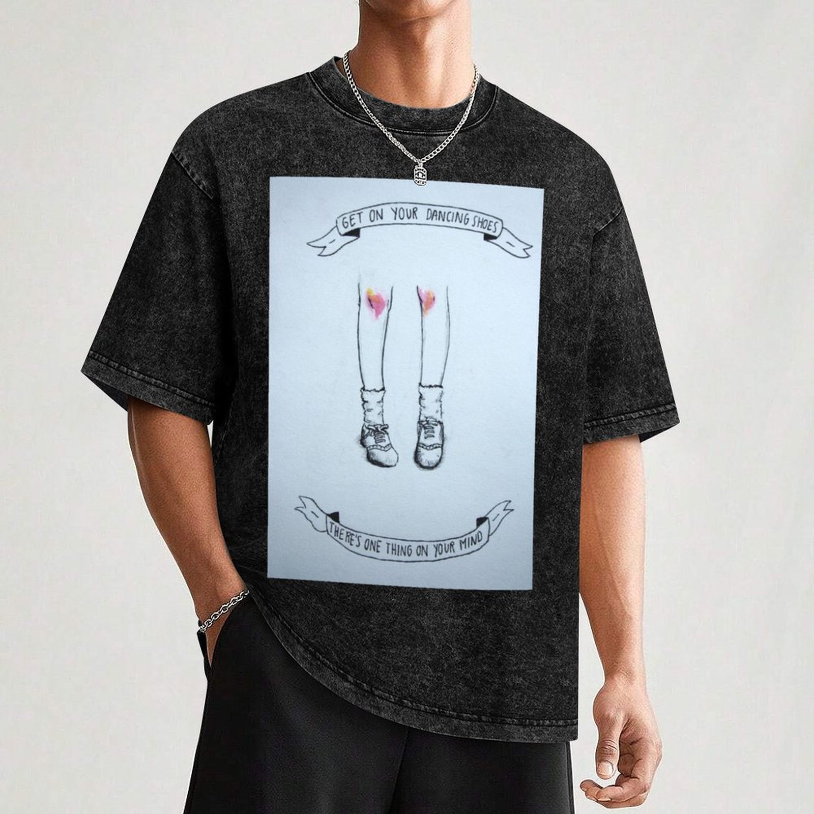 T-shirt à manches courtes avec - Men Shoes Illustration avis et prix