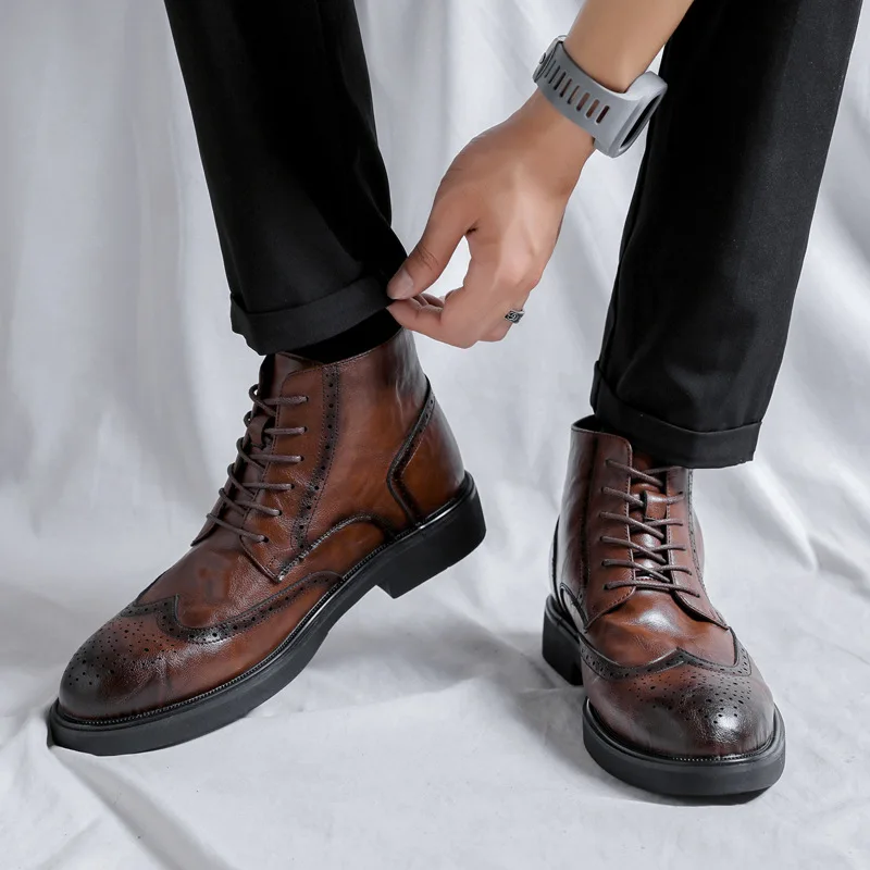 Bottines Chelsea Vintage pour  - Men'S Shoes Brogues avis et prix
