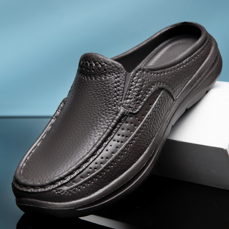 Chaussons d'été, sabots de jar - Men Shoes Black avis et prix