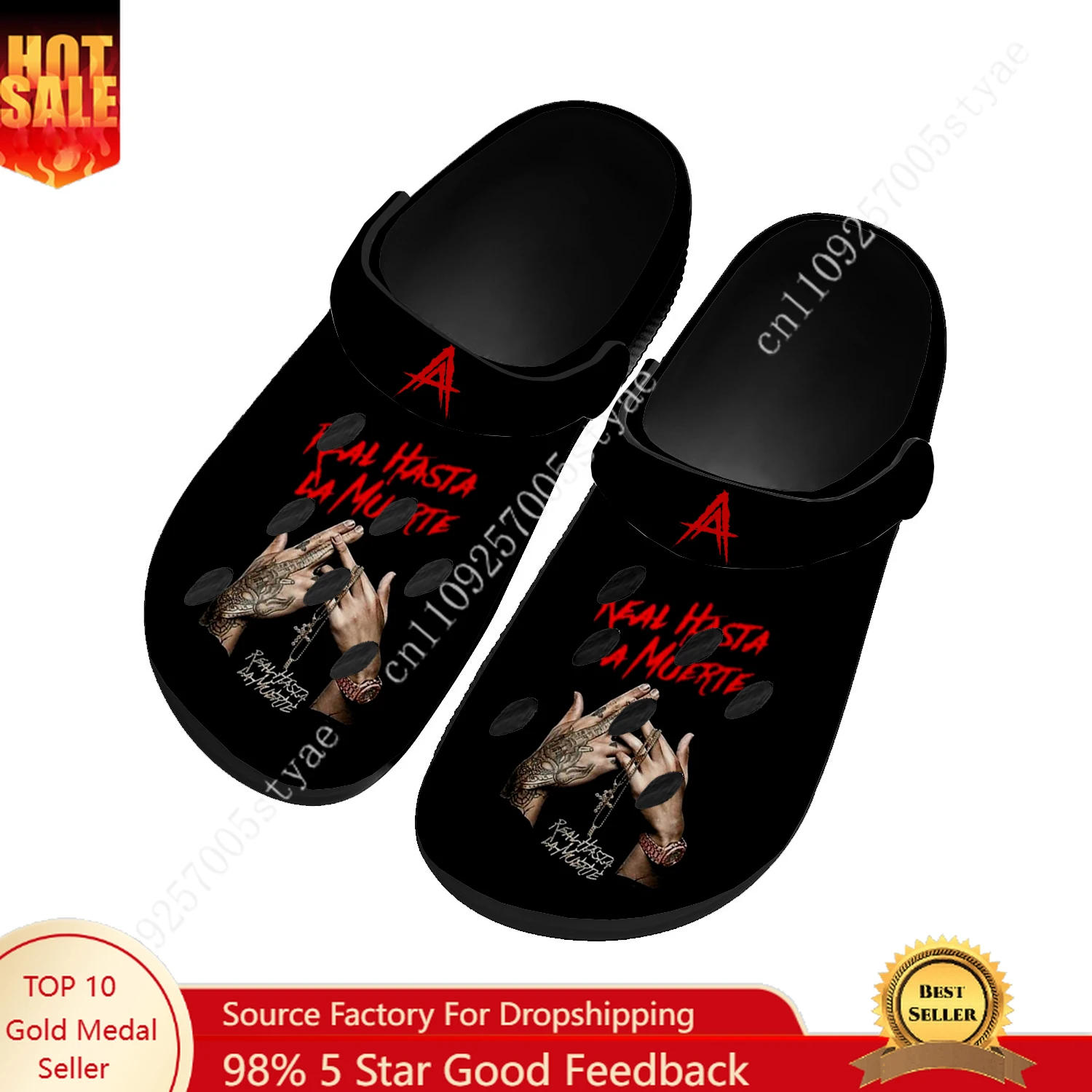 Anuel AA Real Hasta La Muerte  - Men Shoes Black avis et prix