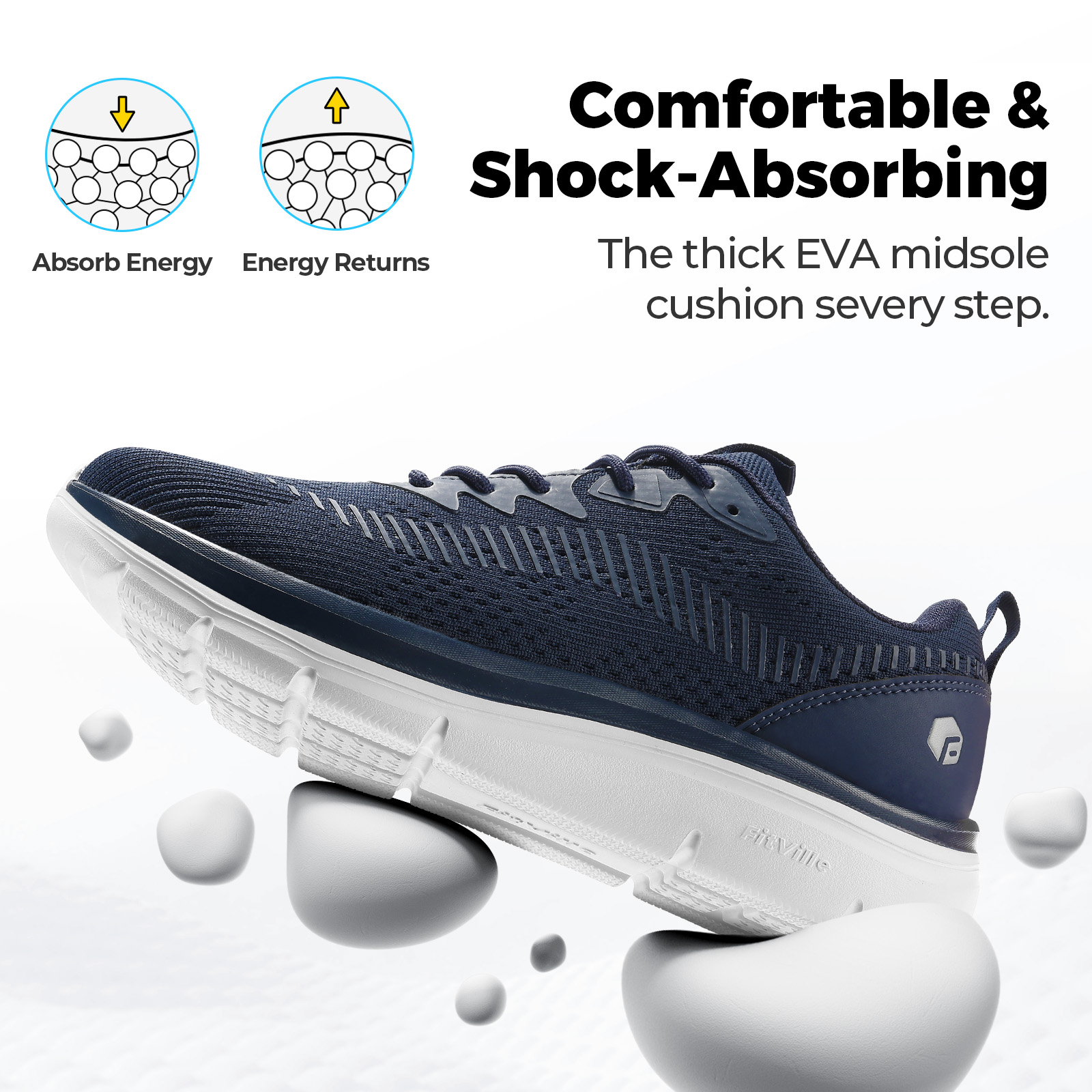 FitVille Chaussures de marche  - Men'S Shoes Wide Width avis et prix