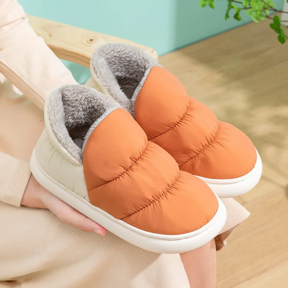 Pantoufles d'hiver en tissu im - Men Shoes For Winter avis et prix